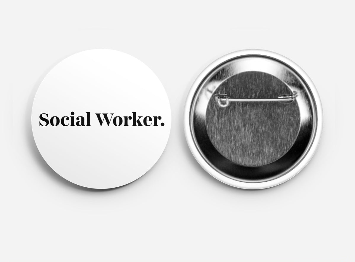 Social Worker. Pin