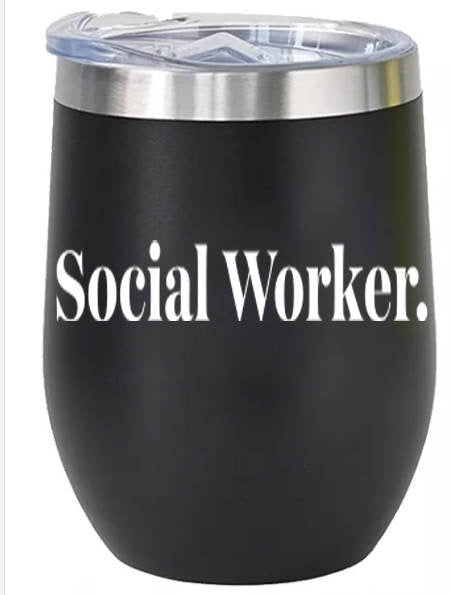 Social Worker. Thermal Cup w/ Lid