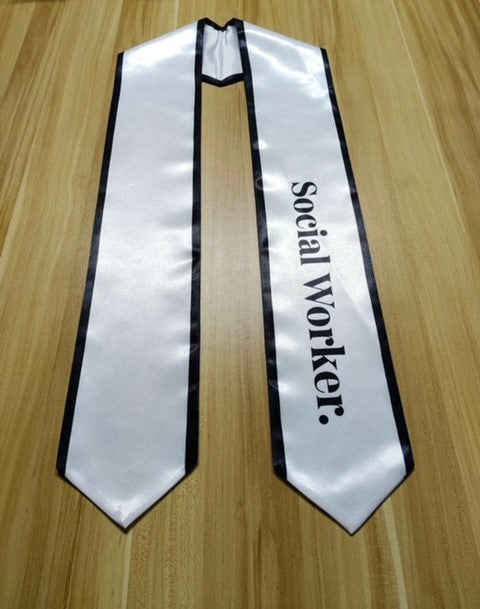 Social Worker Period Graduation Stole